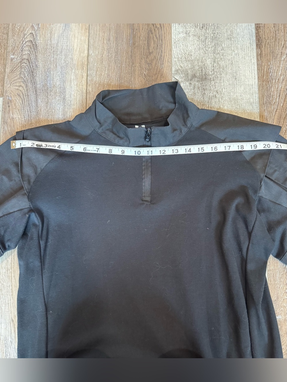 Propper Men's Black Tactical Quarter-Zip Shirt - Picture 4 of 9